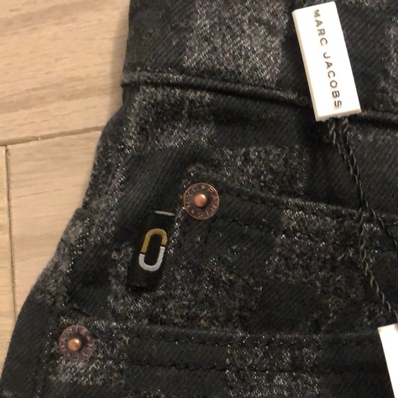 NWT Marc Jacob checkered jeans - Picture 3 of 5